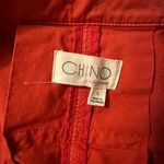 Anthropologie  Chino Women's red orange swing lightweight jacket size Medium Photo 1