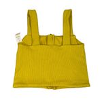 Aerie NWT Offline by Zipper Cropped Top Neon Green Yellow Size Medium Photo 1