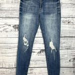 KanCan Medium Wash Ripped Skinny Jeans Distressed Knee 9/28 Blue Photo 1