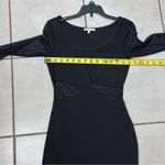 Charlotte Russe Women Black Sheer 3/4 Sleeve Party Mini Dress size small Photo 6