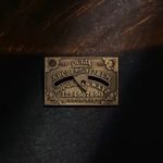 Halloween Vintage Ouija Plate Brooch Pin Photo 1