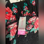 No Boundaries  Black Floral Skort Photo 7