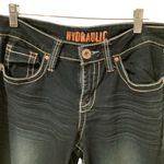 Hydraulic  Women's Dark Blue Boot Cut Jeans Decorative Back Pockets Size 8 Photo 3