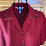 Vintage Napa Valley Cropped Pant Set Red Size S/M Photo 2