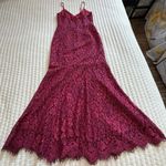 NBD Brielle Raspberry & Magenta Pink Flared Base Midi Dress Sz XS Extra Small Photo 7
