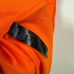 Daily Practice Orange Tiered Summer Dress Womens M Smocked Puff Shoulder Cottage Size M Photo 3