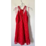 Revolve ASTR The Label High Neck Lace Dress Red Size Small Photo 1