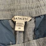 Athleta  Retreat Linen Wide-Leg Pant Size 20 Plus Blue Coastal Grandmother Photo 5