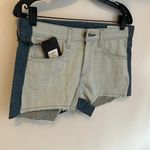 Rag and Bone  Double Blues Two Tone Cut Off Jean Shorts Photo 3