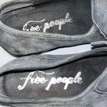 Free People  Brady Gray Carbon Suede Loafers Photo 6