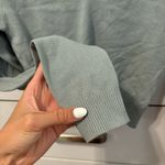 Brandy Melville John Galt Green Cropped V-Neck Sweater Photo 5