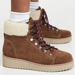 Sam Edelman Franc Round-toe Hiker Ankle Boot Toffee Brown Lace Up Size 8.5 Photo 0