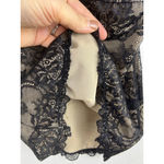 Skinnygirl Black Lace Cami Top Nude Lined Size Small Photo 5