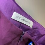 Cocomelody Dress Size US 16 Long Bridesmaid Formal Purple One Shoulder Photo 6
