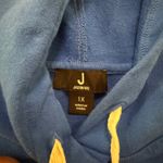 Jason Wu Vintage Style Hoodie Dress 1X Blue Y2K Sporty Plus Size Athleisure Photo 3