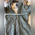 Gap ‎ Sherpa-lined parka jacket Army green medium Photo 4