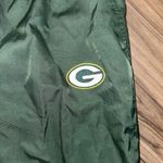 Reebok Vintage 90's Green Bay Packers Nylon Green Zip Ankle Track Pant Size L Photo 1