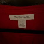 Motherhood Maternity Red Tie Front 3/4 Sleeve Blouse Photo 2