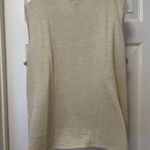 Susan Graver  Shimmery Gold Sweater Tank Top Photo 3