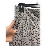 Sunday Best Women's Leopard Animal Print High Waist Wide Leg Cropped M Gray Size M Photo 4