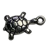Turtle Pendant Silver Tone Charm Bracelet Necklace Jewelry Craft Dangle u Nautic Photo 0