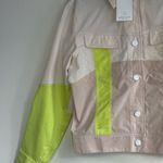 MARISSA WILSON Women’s Melanie Colorblock in Cream and Green Jacket Size S Photo 6