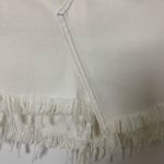 We The Free  Fringe Scoop Hem Denim Mini Skirt Size 27 Cream Photo 7
