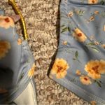 AQUA NWT x Kristopher Brock Floral Blue One Piece Swimsuit- Size Medium Photo 4