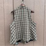 Lane Bryant  Womens Vest Icon Collection Brown Plaid Snap Button Plus Size 24 Photo 1