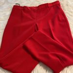 Anne Klein Ann Klein Ankle Pants size 10 inseam 27” waist 34” color red excellent condition Photo 7