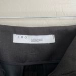 IRO  Alper Wool Blend Cropped Paperbag Dress Pants Charcoal Grey Size EU 40 US 8 Photo 5