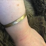 Victorian era 18CT gold ball end torque bangle Photo 14