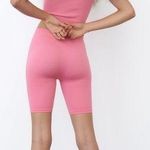 ZARA  SEAMLESS Knit BIKE SHORTS Pink Size M NEW Photo 1