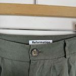 Reformation Mason Pant Color Army 100% Tencel Photo 6