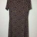 Premise High Neck Aline Short Sleeve Mini Patterned Dress Size 2 Photo 6