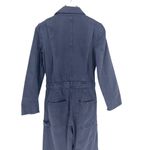 NILI LOTAN Marie Belted Cotton Jumpsuit Blue Size XS Photo 11