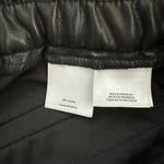 Anne Klein Black Elastic Waist Faux Leather Casual Pull-On Ankle Pants Size XL Photo 4