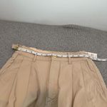 American Eagle NWT  AE77 Premium Pleated Cargo Pants Khaki Women's Size 4 Photo 9