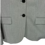 J.Crew  Blazer Womens Size 4 Gray Classic Two Button Business Career‎ Jacket Photo 5