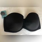Vanity Fair NWT Full-Busted Black Bra With Straps Size 42 DD Photo 1