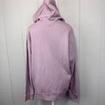 Adidas  Linear Full Zip French Terry Hoodie Sweatshirt Lavender Purple Logo L Photo 3