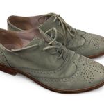 Boden USA Boden sage green lace up suede oxfords size 38 Photo 11
