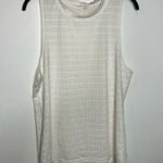Zyia Active white chill tank top women’s size large activewear athletic running Photo 1
