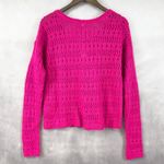Aeropostale  Sweater Womens Large Open Knit Y2k Dopamine Mall Goth Indie Fairy Photo 3
