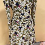 ASTR  Floral Ruched Waist Minidress Olive Floral S Photo 11