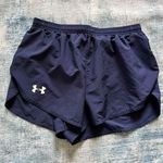 Under Armour  Dark Navy Blue Athletic Running Shorts Women's Medium Photo 0
