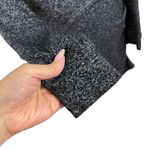 Athleta Malaga Dress Long Sleeve Ruched Sides Heathered Gray Black Womens S Photo 3