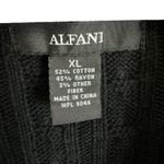 Alfani Black Short Sleeve Cable Knit Sweater Dress XL Photo 4