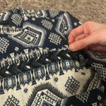 Endless Rose  Navy and White Patterned Jacket Photo 4