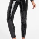 EXPRESS Super High Waisted Sequin Leggings Photo 1